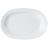 Rimmed Deep Oval Plate